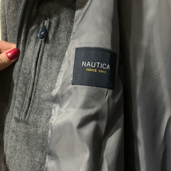 Nautica gray wool coat - Picture 3 of 3